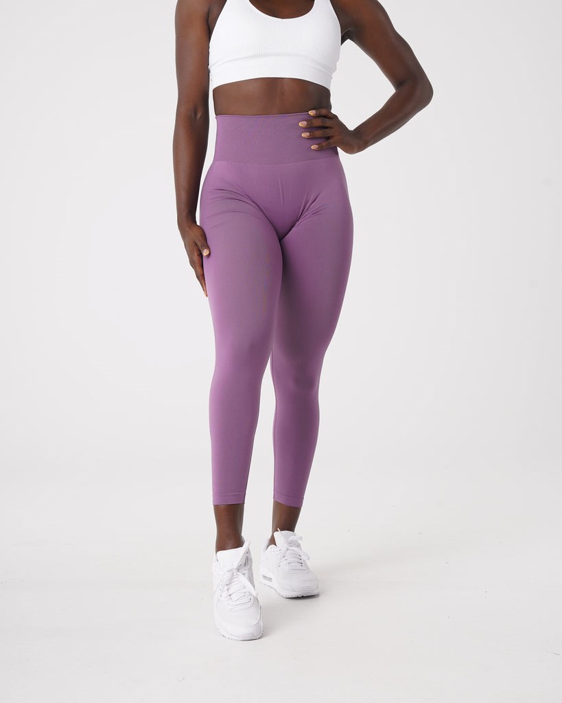 NVGTN Leggings Online Shop Norge - Solid Seamless Leggings Dame Orchid