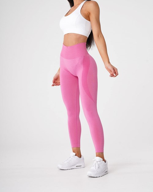 NVGTN Contour Seamless Leggings Rosa | YWCOPV-729