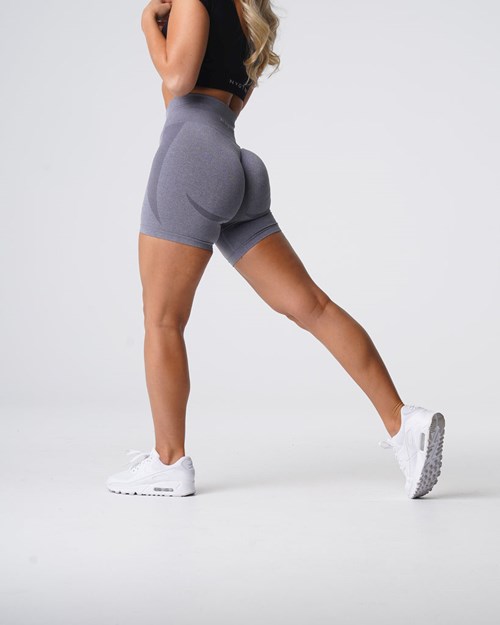 NVGTN Contour Seamless Shorts Grå | FPGHWJ-257