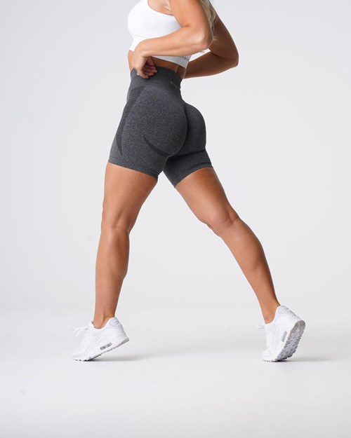NVGTN Contour Seamless Shorts Svarte | KYCAZI-206