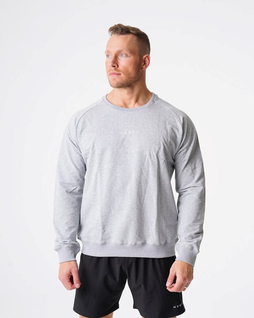 NVGTN Crew Neck Sweatshirt Grå | HVBTUP-086