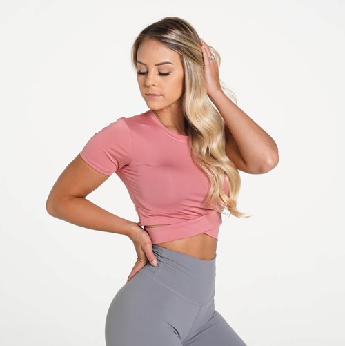 NVGTN Crossbody Tee Rosa | MLKPIY-027