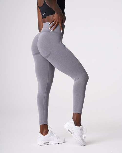 NVGTN Curve Seamless Leggings Grå | HRQBEJ-572