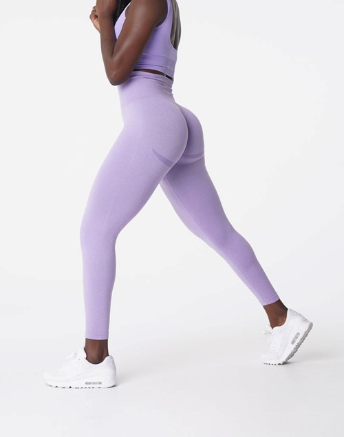 NVGTN Curve Seamless Leggings Lilac | QMSTEY-785