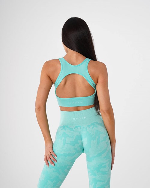 NVGTN Eclipse Seamless Bra Mint | GYJASH-639