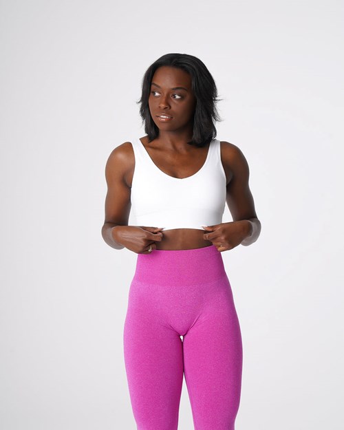 NVGTN Elevate Seamless Bra Hvite | ICFESP-826