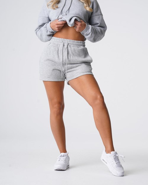 NVGTN Essential Lounge Shorts Grå | JGHQWL-981