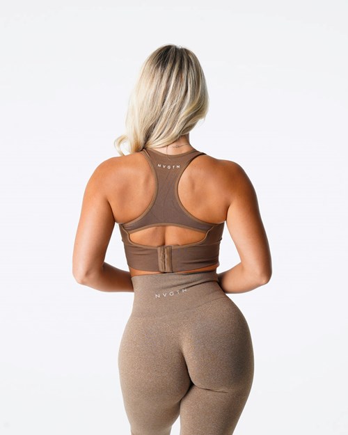 NVGTN Ignite Seamless Bra Mocha | ALBCEJ-407