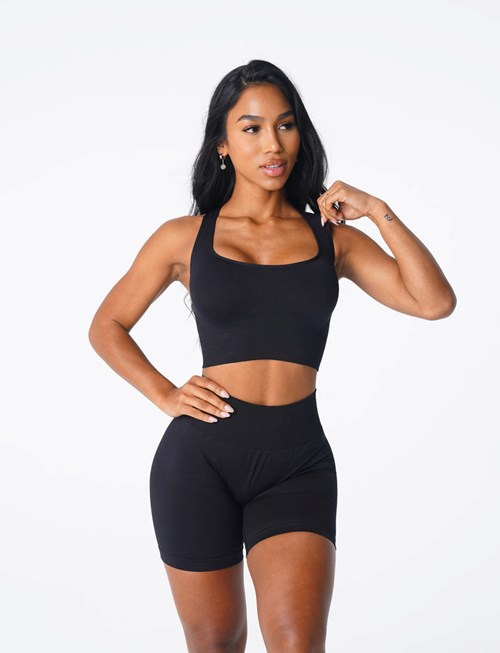 NVGTN Ignite Seamless Bra Svarte | LMESYK-594