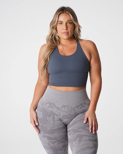 NVGTN Matrix Bra Top Grå | DEJCIL-409
