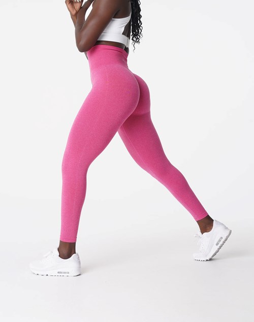 NVGTN NV Seamless Leggings Fuchsia | CNXPES-437