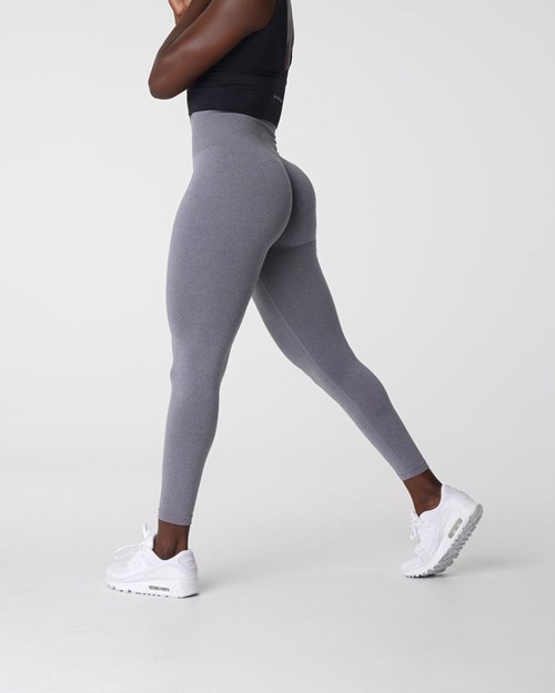 NVGTN NV Seamless Leggings Grå | DBSJYA-597