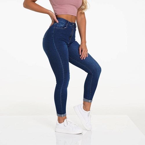 NVGTN Navishape Jeans Mørke Lyseblå | NEHCWG-189