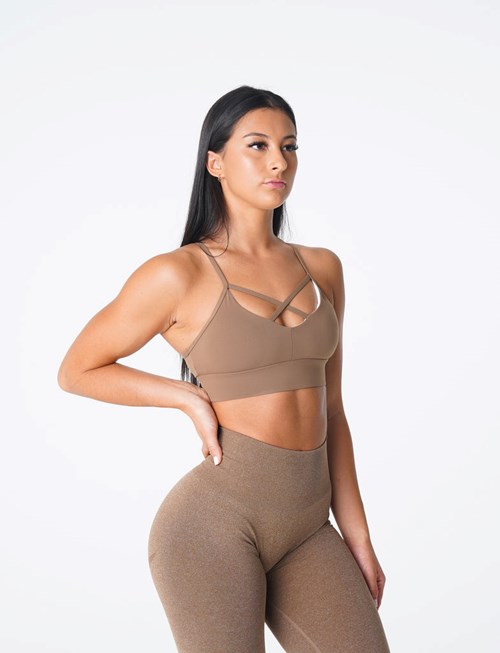 NVGTN Oasis Bra Mocha | UAQZPV-567