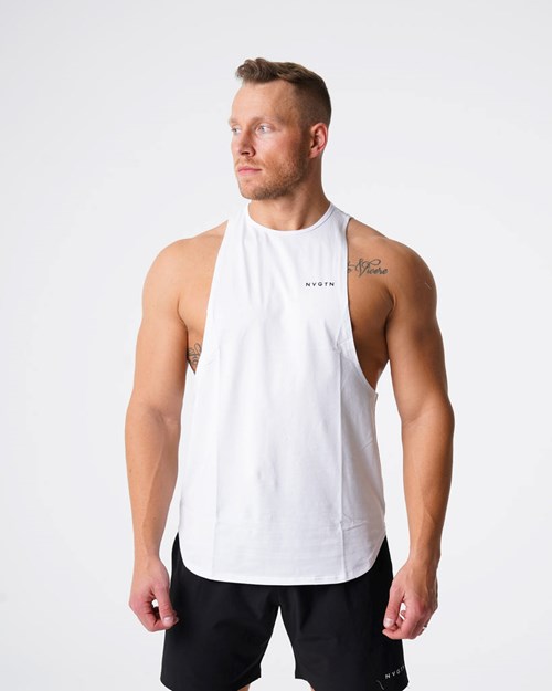 NVGTN Pulse Edge Tank Hvite | ZUJDBW-521