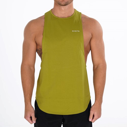 NVGTN Pulse Edge Tank Olivengrønne | BJCEKD-398