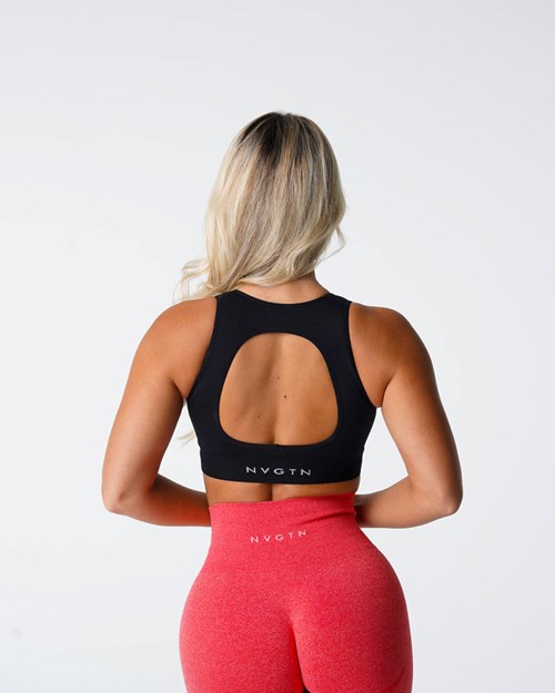 NVGTN Pursuit Seamless Bra Svarte | LRSIOT-789