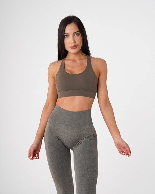NVGTN Reveal Bra Khaki Grønn | SHVUJM-748