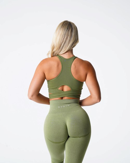 NVGTN Sculpt Seamless Bra Top Meadow | UHKZOB-483