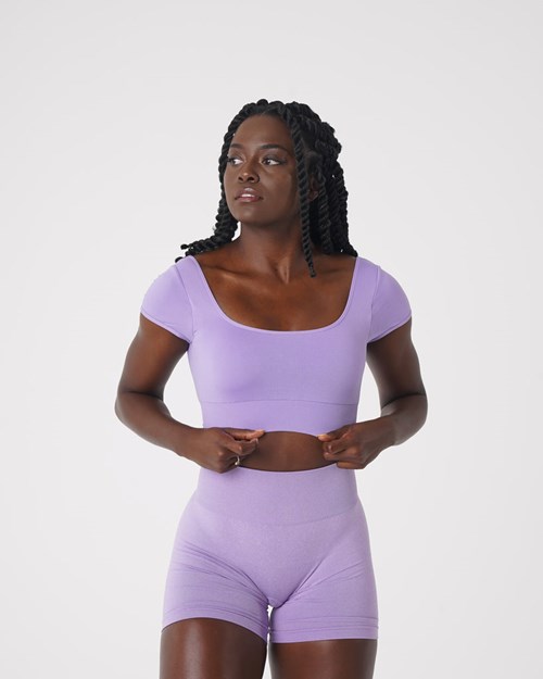 NVGTN Serene Seamless Bra Iris | ZXICVM-579