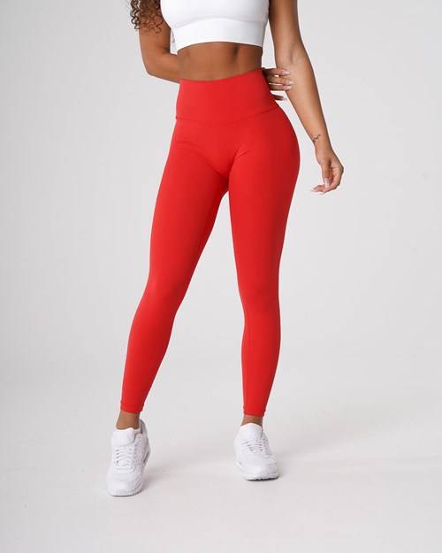 NVGTN Signature 2.0 Leggings Scarlet | EPFVRD-869