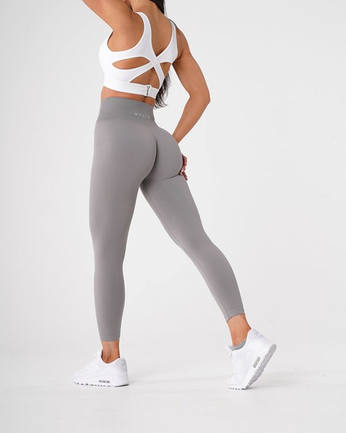 NVGTN Solid Seamless Leggings Lyse Grå | GEJSFL-618