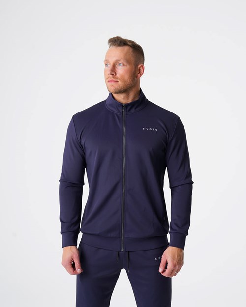 NVGTN Track Jacket Marineblå | XMEIWC-561